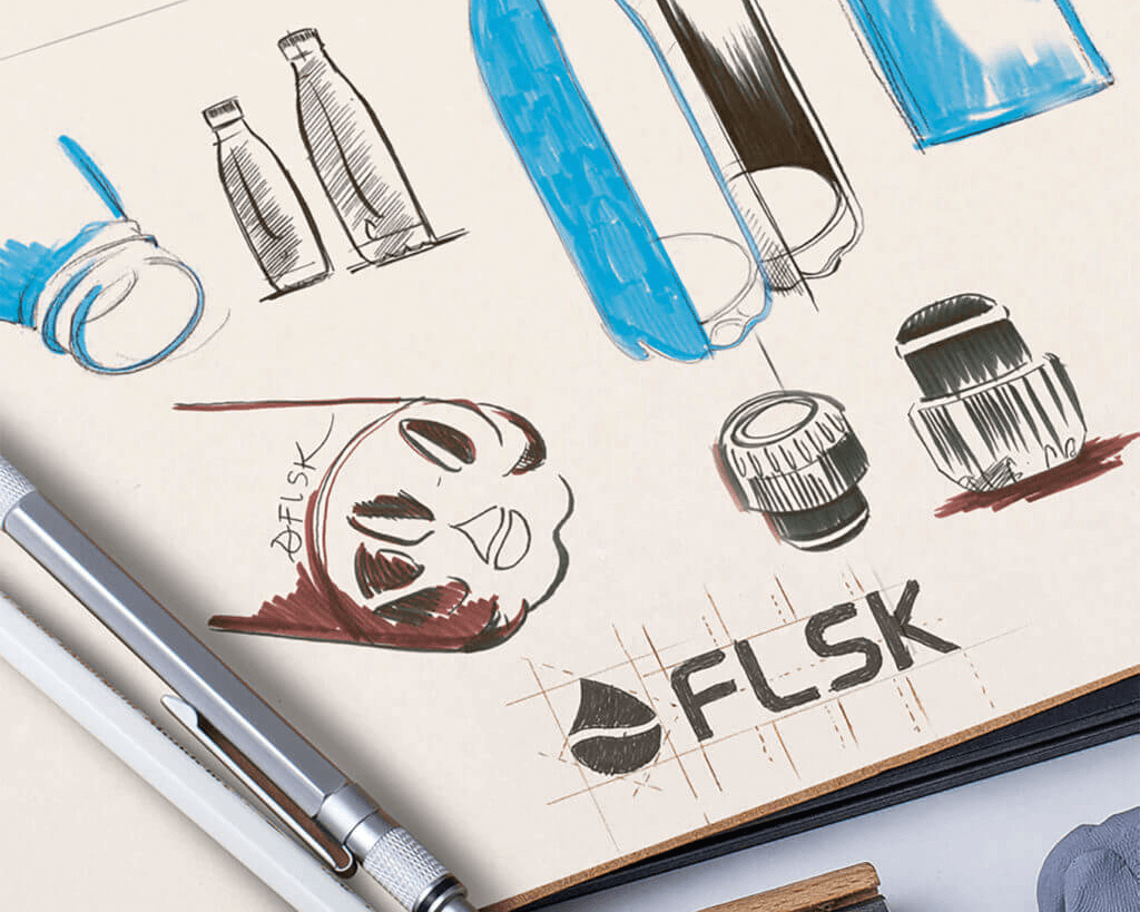 FLSK – die Trinkflasche mit Design