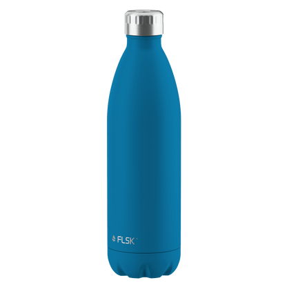 FLSK Trinkflasche 1000 ml aus Edelstahl ocean