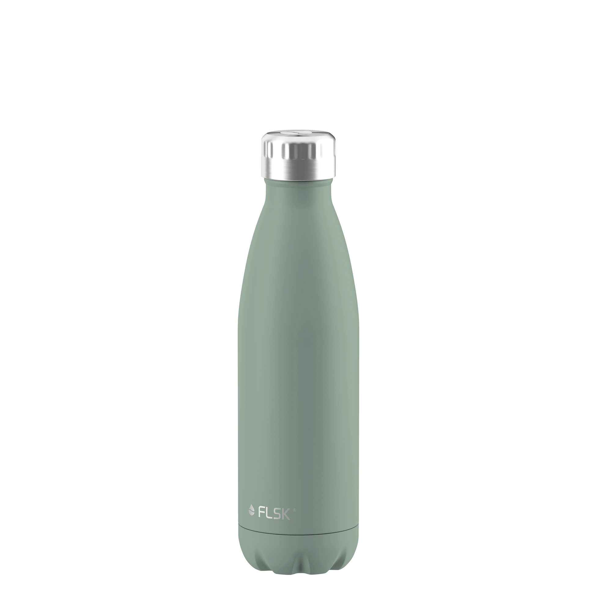 FLSK Trinkflasche 500 ml aus Edelstahl sage