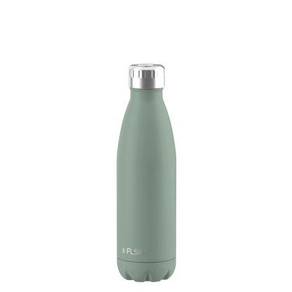 FLSK Trinkflasche 500 ml aus Edelstahl sage