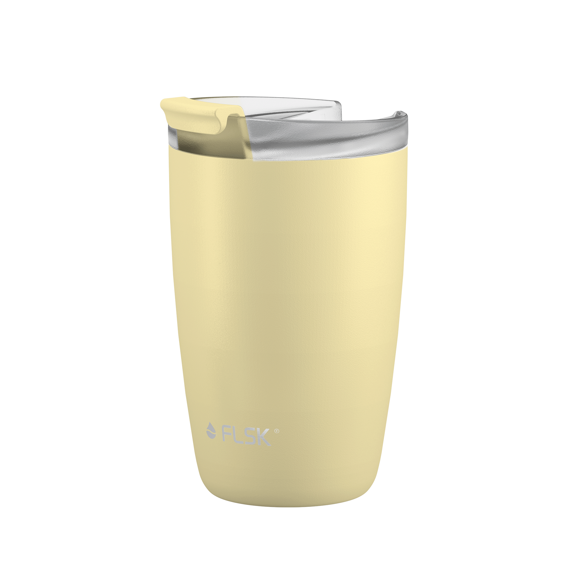 FLSK Kaffeebecher aus Edelstahl lemon 350 ml