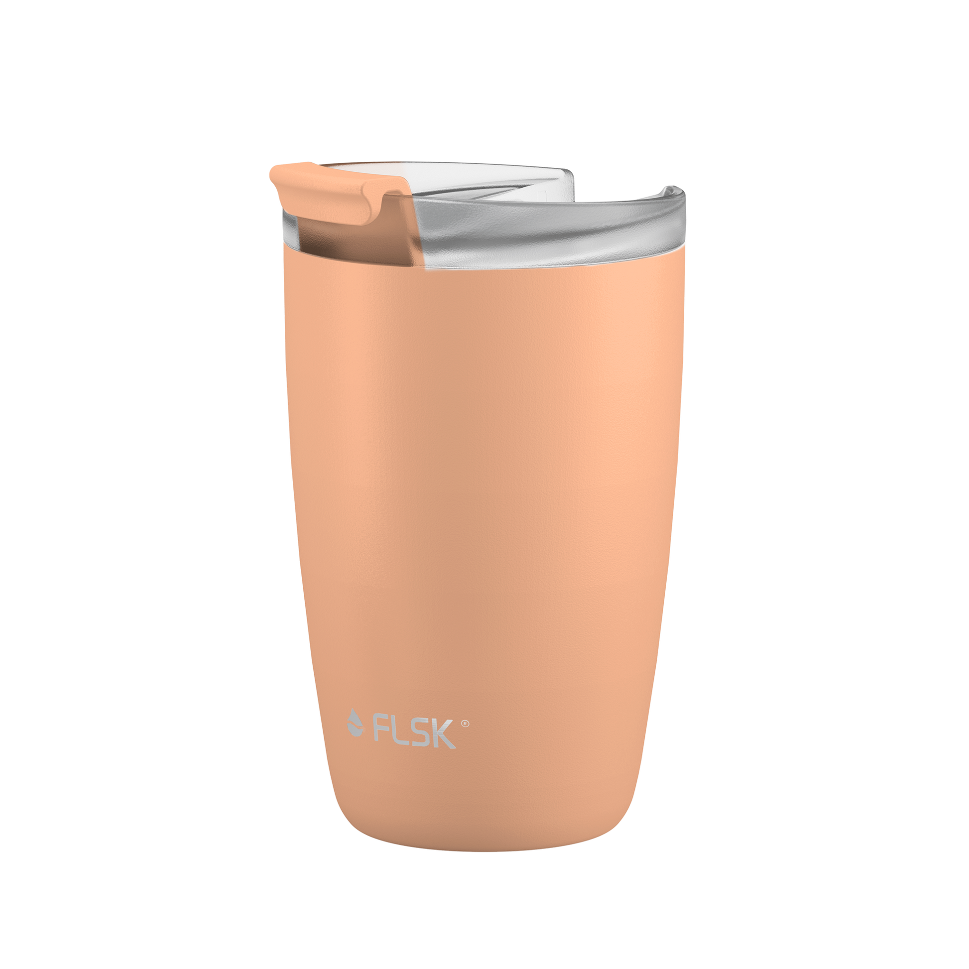 FLSK Kaffeebecher aus Edelstahl peach 350 ml