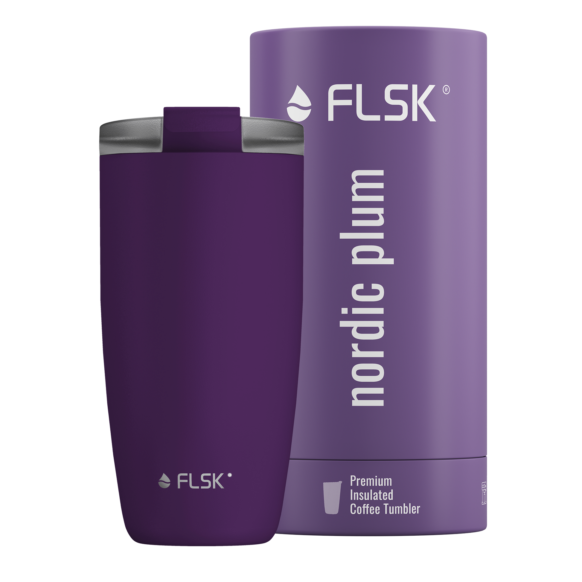 FLSK Kaffeebecher aus Edelstahl 500 ml nordic plum