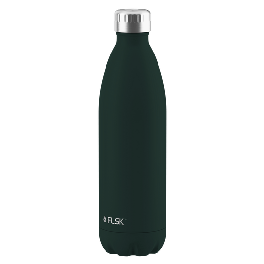 FLSK Trinkflasche 1000 ml aus Edelstahl dark pine