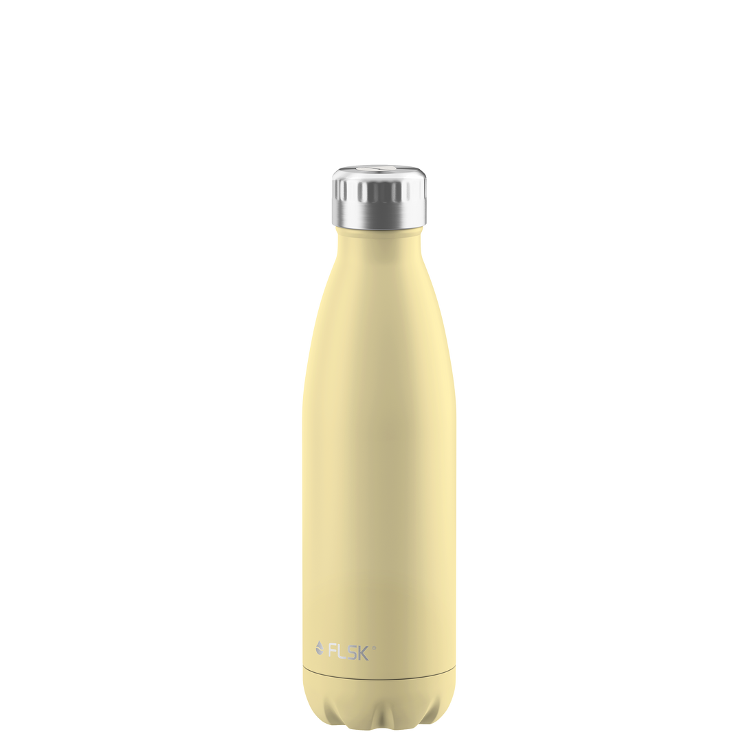 FLSK Trinkflasche aus Edelstahl 500 ml lemon