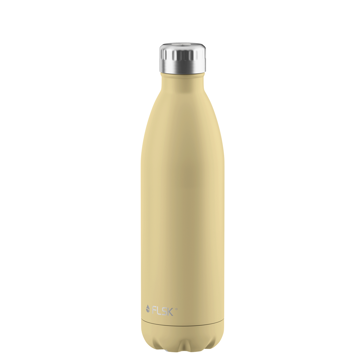 FLSK Trinkflasche aus Edelstahl 750 ml lemon