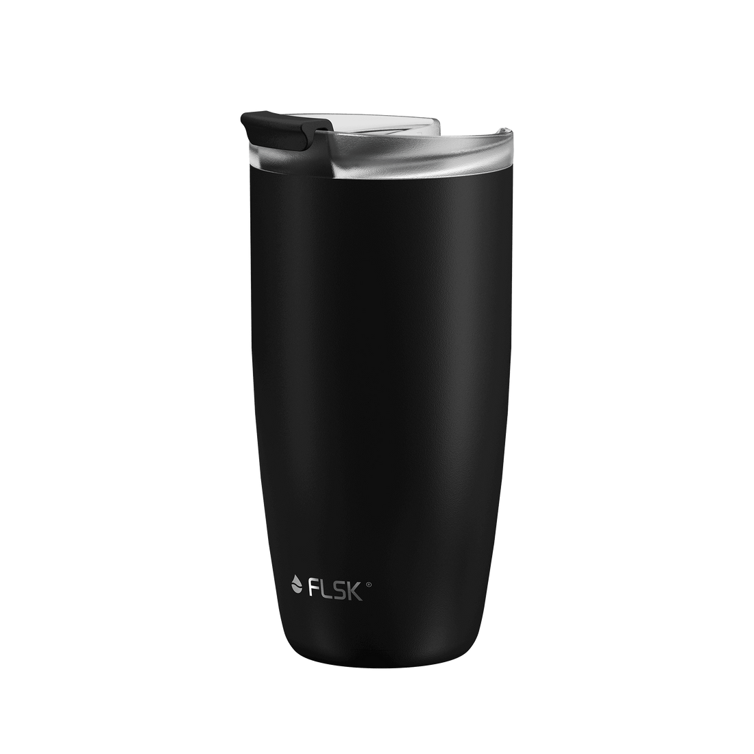 FLSK Kaffeebecher 500 ml black aus Edelstahl